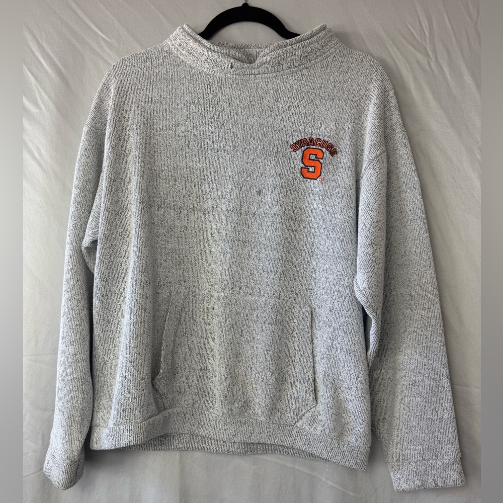 Gray Syracuse Orange Hoodie with Orange Logo